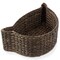 Casafield Cat Shaped Storage Basket, Woven Water Hyacinth Pet Toy Organizer Bin